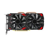 Wlauqueta RX580 8 GB per scheda grafica DDR5 256BIT 2048SP 1284M/8100MHz PCI-E3.0 16X 3XDP 1XHD 1XDVI 8Pin Dual Fan Card