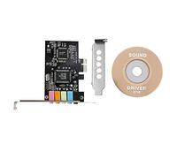 Wlauqueta Scheda audio PCIe 5.1, PCI Surround 3D Scheda audio per PC con alte prestazioni audio diretto e supporto