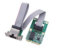 Wlauqueta Scheda di Rete Mini PCI-E 1000Mbps Gigabit Ethernet Adattatore NIC RTL8111F PCI 10/100/1000M RJ45 LAN