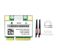 Wlauqueta Scheda WiFi RTL8822CE + Kit Antenna 1200Mbps 2.4G+5Ghz 802.11AC Rete Mini PCIe BT 5.0 Supporto per computer portatile/PC /11