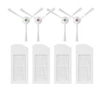 Wlauqueta Sostituzione per T10/T10 TURBO Robot Aspirapolvere Parti di Ricambio Accessori Laterale Filtro Hepa