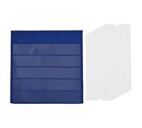 Wlauqueta Tasca per Tablet Grafico con Carte 20X Cancellabili A Secco, Tasca Pedagogica Del Computer Da Tavolo A Doppio Lato e Autoportante (13X12 Pollici)