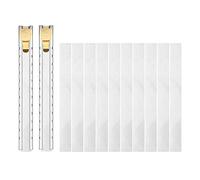 Wlauqueta Titolare piatto in steatite 2 penne piatte in steatite con ricariche in steatite per saldatura e saldatori