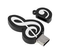 Wlauqueta USB 2.0 di memoria Carino in Stick Note Musica Simbolo USB 2.0 Memoria Esterna Chiave USB Stick di Memoria da 16GB