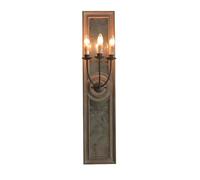 WLBHWL Applique da Parete in Stile Vintage di metà Secolo, Stile Country Francese, Lampada da Parete Art Déco A 3 Luci, Lampada da Parete Vintage con Candela, Lampada da Parete per Soggiorno