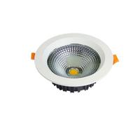 WLBHWL Faretto da Incasso A LED, 5W,7W,10W,12W,15W,20W Illuminazione da Incasso COB Dimmerabile, 3000K/4000K/6000K Selezionabile, CRI80, Finiture Bianche, Plafoniere A LED 1 Confezione