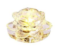 WLBHWL Faretto da Incasso A LED in Cristallo con Deflettore Faretto A LED Dimmerabile Faretto Rotondo in Cristallo Faretto da Incasso Retrofit per Luce Diurna per Soggiorno, Cucina, Camera da Letto