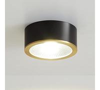 WLBHWL Faretto da Incasso Rotondo in Oro Home LED Retrofit in Ottone A Montaggio Superficiale 3W / 5W / 7W / 9W per Uso Commerciale