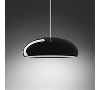 WLBHWL Lampada a Sospensione Art Déco Arancione con Struttura Liscia Base E26 Lampadario a soffitto Rotondo per luci da Camera da Letto Paralume in Acrilico Lampada a Sospensione Regolabile