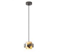WLBHWL Lampada A Sospensione in Pietra Naturale, Lampada A Sospensione in Marmo Naturale E Metallo Wabi Sabi E26, Apparecchio di Illuminazione A Sospensione per Isola Cucina, Corridoio