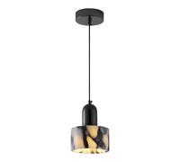 WLBHWL Lampada A Sospensione Wabi Sabi in Pietra Naturale, Stile retrò Giapponese, in Marmo Naturale, Lampada A Sospensione Vintage per Isola Cucina, Sala da Pranzo, Camera da Letto, Corridoio