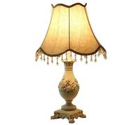 WLBHWL Lampada da Tavolo in Stile Europeo Tiffany, Lampada da Comodino in Tessuto retrò Lampada da Tavolo in Resina Sferica Creativa in Stile Vittoriano Principessa Fatta A Mano