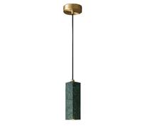 WLBHWL Lampadario A Sospensione in Stile Giapponese Wabi Sabi, Lampadari Nordici in Marmo, Paralume in Pietra Naturale Verde Scuro, Lampadario A Sospensione per Sala da Pranzo, Comodino