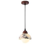 WLBHWL Lampadario A Sospensione Rotondo di Lusso in Pietra Naturale per Isola da Cucina, Lampadario Moderno in Marmo Nordico con Altezza Regolabile per Corridoio, Cucina, Camera da Letto, Soggiorno