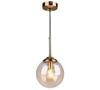 WLBHWL Lampade a Sospensione a Sfera in Vetro Europeo Soggiorno Lampada da soffitto Decorativa Montaggio a Filo Illuminazione da Ristorante Lampada a Sospensione per Cafe Kitchen Island Lights