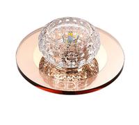 WLBHWL Plafoniera A LED da 5W Luci da Corridoio Faretti di Cristallo Faretti da Incasso Soffitto Incorporato Corridoio Creativo Moderno Semplice Lampadari da Incasso A LED in Cristallo Dimensioni