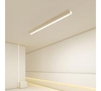 WLBHWL Plafoniera A LED Dimmerabile Lampada da Soffitto A LED Lineare Moderna in Acrilico Lampada da Semi-Incasso A Forma di Striscia per Cucina Portico Camera da Letto Corridoio Tromba delle Scale