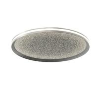 WLBHWL Plafoniera LED Moderna, Rotonda, Grigia, Ultra Sottile, Dimmerabile Con Telecomando, Lampade Minimaliste Per Cucina, Camera Da Letto, Ingresso, Soggiorno.