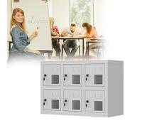 WLCGYD armadietto per cellulari Armadietto trasparente per cellulare, armadietto per riporre il cellulare per aule, scuole, studenti, uffici, fabbriche, dipendenti(Style a,9 slots)