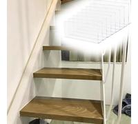WLCGYD Set di 8 Barriere Galleggianti per Scale, Divisori per Letti | Protezioni Per Gradini Di Camper Ritagliabili, Con Adesivo, Design Anticaduta, Per Divano, Mensole, Tavolo, Scrivania