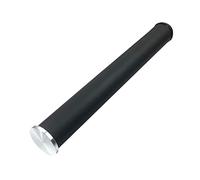 WLCNYL Gambe per mobili Nere Regolabili con Asta di Supporto per Zoccolo in Alluminio con Tubo Spesso, Ideali per tavoli da Bar in Vetro (56-60 cm)