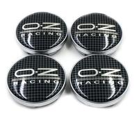 WLCYX 4 Pezzi Auto Coprimozzi Centrale per OZ Racing 60mm Coprimozzo Tappi Coperture Hub Center Wheel cap Covers Accessori