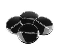 WLCYX 4 Pezzi Auto Coprimozzi Centrale per VOSSEN 56mm Coprimozzo Tappi Coperture Hub Center Wheel cap Covers Accessori,C