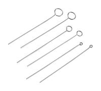 WLD-TEC Platino/Iridium - Confezione da 10 vaccini con occhiello da 3 mm, diametro 0,6 mm