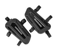 WLDOCA Borse Laterali Impermeabili per Moto, Confezione da 2, Borse Laterali rigide in Eva da 2 Litri, Portapacchi Durevole con Montaggio Universale per motociclette,Nero