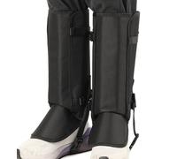 WLDOCA Ghette antiserpente per Cacciatori, Scaldamuscoli Resistenti per Uomo e Donna, Protezione Contro i morsi di Serpente per la Parte Inferiore delle Gambe, Ghette da Trekking,Nero