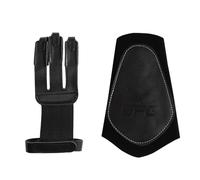 WLDOCA Guanto da tiro in Pelle a 3 Dita Protezione per Il Braccio equipaggiamento Protettivo per tiro con L'Arco Accessori per la Caccia con Arco Lungo ricurvo e Compound,A