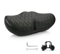 WLDOCA Sella Bici Extra Larga Senza Naso Memory Foam Impermeabile ventilata