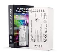 WLED Addressable Strip Controller ESP32 Web server per il controllo di NeoPixel (WS2812B, WS2811, SK6812) LED o anche di chipset SPI 5-24 Volt WiFi Smart LED installazione domestica ESP32