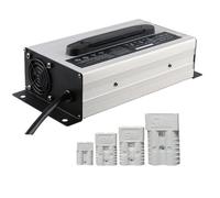 WLEJSL Caricabatterie per Transpallet 72V 12A, Caricabatteria Rapido per Batterie al Piombo Acido da 1200W, Caricabatteria da 72V con Display LCD e Protezione Multipla,A2,50A