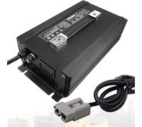 WLEJSL Caricabatterie Ricarica Rapida 12V 60A Batterie Piombo Acido 12V Caricatore Mantenimento Caricabatterie Carrello Elevatore Caricabatterie Intelligente con Schermi,Argento,350A