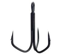WLH Alexanders 10 Pezzi di ami da Pesca a Tre Punte con ardiglione inverso, Ganci Porta Esche for Pesci, Acqua salata, Acqua Dolce, Attrezzatura da Pesca, Esca da Pesca(4)