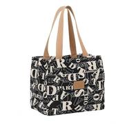 WLH Alexanders Borse porta pranzo Borsa termica portatile for il pranzo, for donne e ragazze, con cerniera, leggera, isolata, for lavoro, ufficio, picnic, viaggi borsa pranzo(Letter)