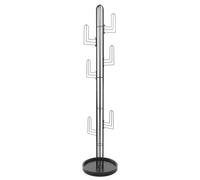 WLH Alexanders Cappotto per Pavimenti a Pavimento Cactus Stand autostradali con Base Rotonda Stabile 6 Ganci da Mani per Il Soggiorno Ufficio Camera da Letto