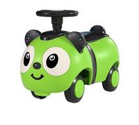 WLH Alexanders Carrelli Auto a dondolo giocattolo a basso rumore con vano portaoggetti sotto il sedile for bambini, giocattolo for feste in età prescolare Macchinine(Groen)