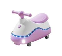WLH Alexanders Carrelli Auto a forma di arachide con luce musicale, senza pedale, antiribaltamento, ruote silenziose, resistente e sicura Macchinine(Lila)