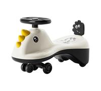 WLH Alexanders Carrelli Auto cavalcabile for bambini, auto a spinta, altalena, twister, cavalcabile, sterzo, musica e luci, for bambini da 1 anno in su, multicolore Macchinine(Balck,Ordinary wheel)