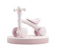 WLH Alexanders Carrelli Bici senza pedali 2 in 1 Rocker n Ride con Balance Board staccabile, luci colorate e musica, for interni ed esterni Macchinine(Roze,No rocking board)