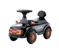 WLH Alexanders Carrelli I bambini viaggiano su un'auto a spinta con movimento sotto il sedile, giocattoli scorrevoli for musica for bambini e bambine Macchinine(Svart)