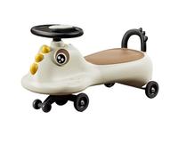 WLH Alexanders Carrelli Macchina a spinta con ruote lisce, sedile contenitore, giocattolo a dondolo e scorrevole a forma di coccodrillo for interni ed esterni. Macchinine(Gris,Normal wheel)