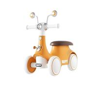 WLH Alexanders Carrelli Wiggle Auto 4 Ruote Bicicletta senza pedali for bambini con musica e luci for ragazzi e ragazze da 1 a 3 anni Macchinine(Oranje)