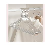 WLH Alexanders Grucces Grucce in Alluminio, Confezione da 10, Resistenti, asciutte e bagnate, Leggere, di Lusso, for la casa, stendibiancheria. Appendiabiti(Silver)