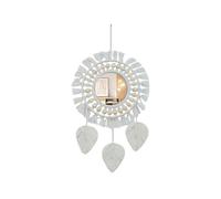WLH Alexanders La Rete dei Sogni Arazzi da Parete in macramè Boho, Intrecciati a Mano, in Corda di Cotone, for Donne, Ragazze, Trucco Femminile, Regalo di Natale Intrecciato(Wit)