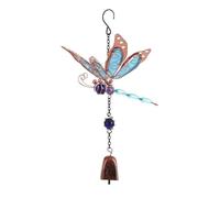 WLH Alexanders La Rete dei Sogni Campanelli eolici da Esterno in Metallo a Forma di Libellula con Luce Notturna for Decorazioni Natalizie for Feste in Giardino, casa e Regali(Blauw,Bell)