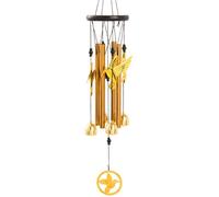 WLH Alexanders La Rete dei Sogni Campanelli eolici Decorativi in Tubi di Alluminio, campanelli eolici con Melodia, Decorazione for Esterni con 8 Tubi, Decorazioni da Giardino(Flying Bird)