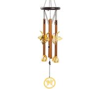WLH Alexanders La Rete dei Sogni Campanelli eolici Decorativi in Tubi di Alluminio, campanelli eolici con Melodia, Decorazione for Esterni con 8 Tubi, Decorazioni da Giardino(Butterfly)